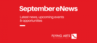 Flying Arts eNews: September 2022